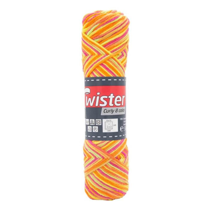 Twister 108 - Neon Twister Curly 8F Color 50g Lieblingsgarn