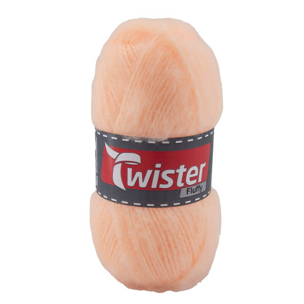 Twister 26 - Pfirsich Twister Fluffy 50g - flauschige Wolle Lieblingsgarn