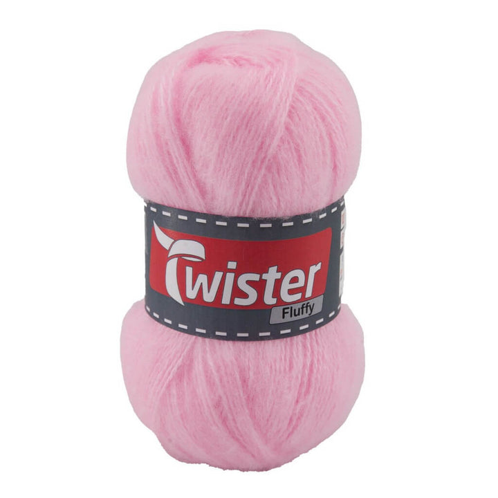 Twister 31 - Rosa Twister Fluffy 50g - flauschige Wolle Lieblingsgarn