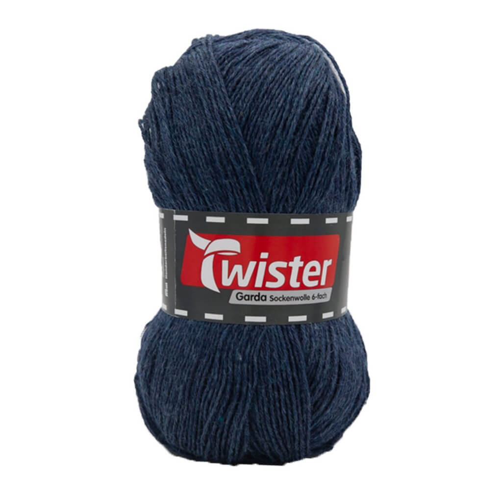 Twister Garda 6F 150g - Sockenwolle 6-fädig 54 - Jeans Lieblingsgarn