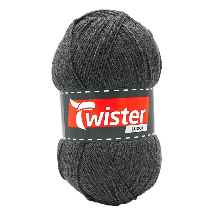 Twister 19 - Dunkelgrau Twister Luxor Uni 150g Lieblingsgarn