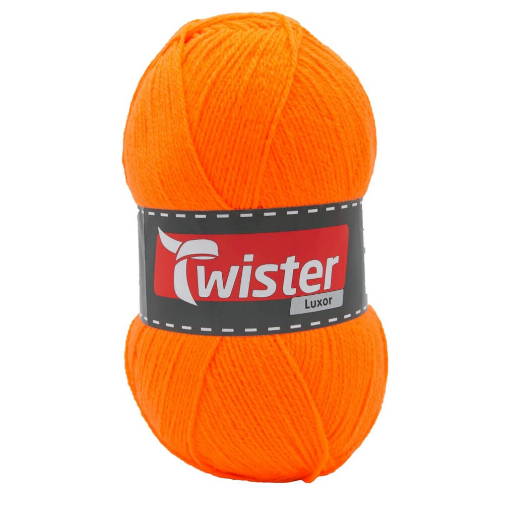 Twister 33 - Neonorange Twister Luxor Uni 150g Lieblingsgarn