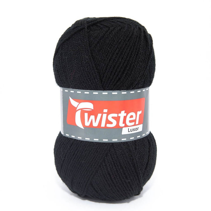 Twister 90 - Schwarz Twister Luxor Uni 150g Lieblingsgarn