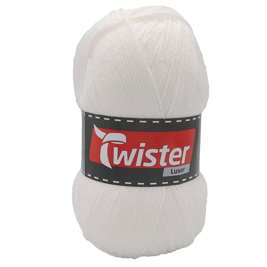 Twister Luxor Uni 150g 10 - Weiß Lieblingsgarn