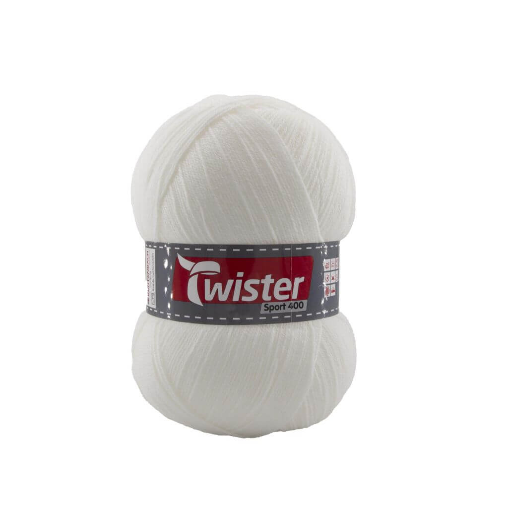Twister weiß Twister Sport 400 Lieblingsgarn