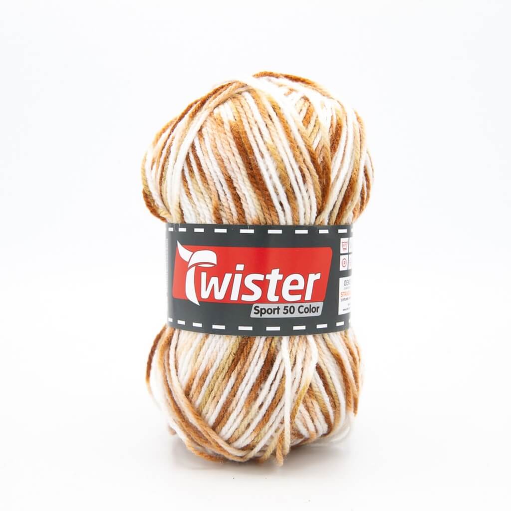 Twister 11 - Camel/Braun Twister Sport 50 Color Lieblingsgarn