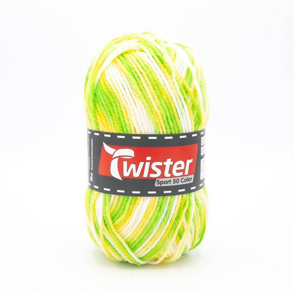 Twister 13 - Neongelb/Grün Twister Sport 50 Color Lieblingsgarn