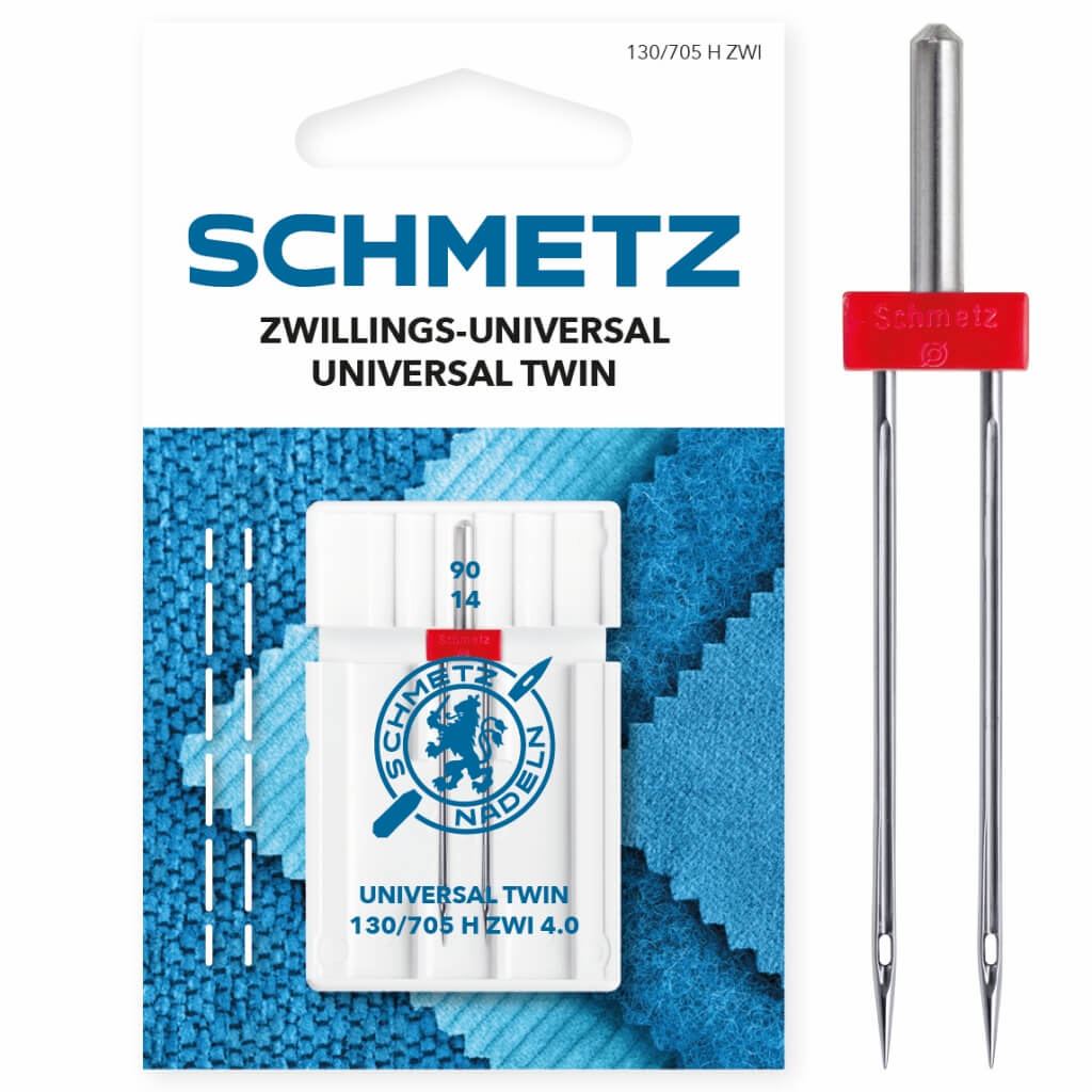 Schmetz Nm 90 / 4,0 Schmetz Universal Zwillingsnadel 130/705 H-ZWI Lieblingsgarn