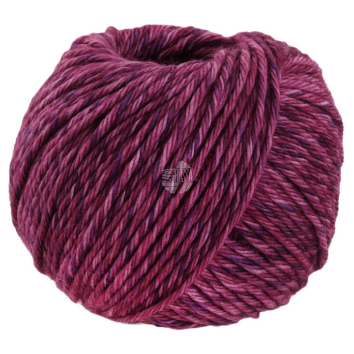 Lana Grossa 9 - Weinrot/Blauviolett Lana Grossa Vintage Chunky Lieblingsgarn