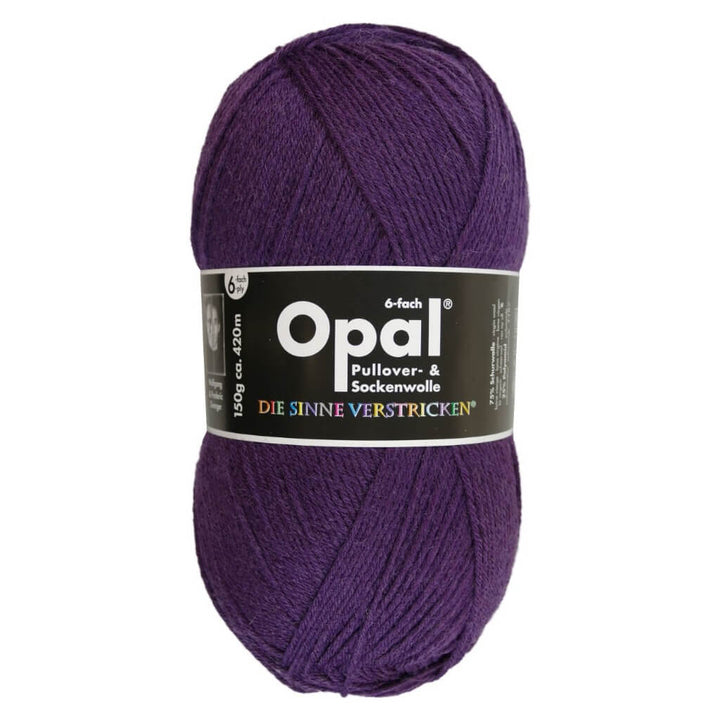 Opal Sockenwolle Uni 6-fach 150g 7902 - Violett Lieblingsgarn