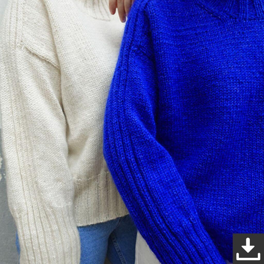 wemadewardrobe Elva Sweater Strickanleitung - wemadewardrobe (PDF) Lieblingsgarn