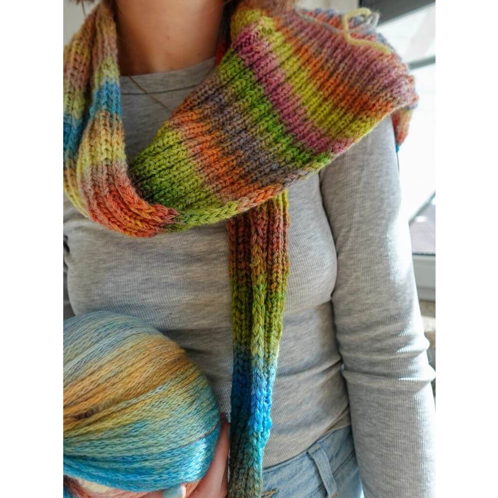 wemadewardrobe Tuch Lotta Shawl Strickanleitung - wemadewardrobe (PDF) Lieblingsgarn