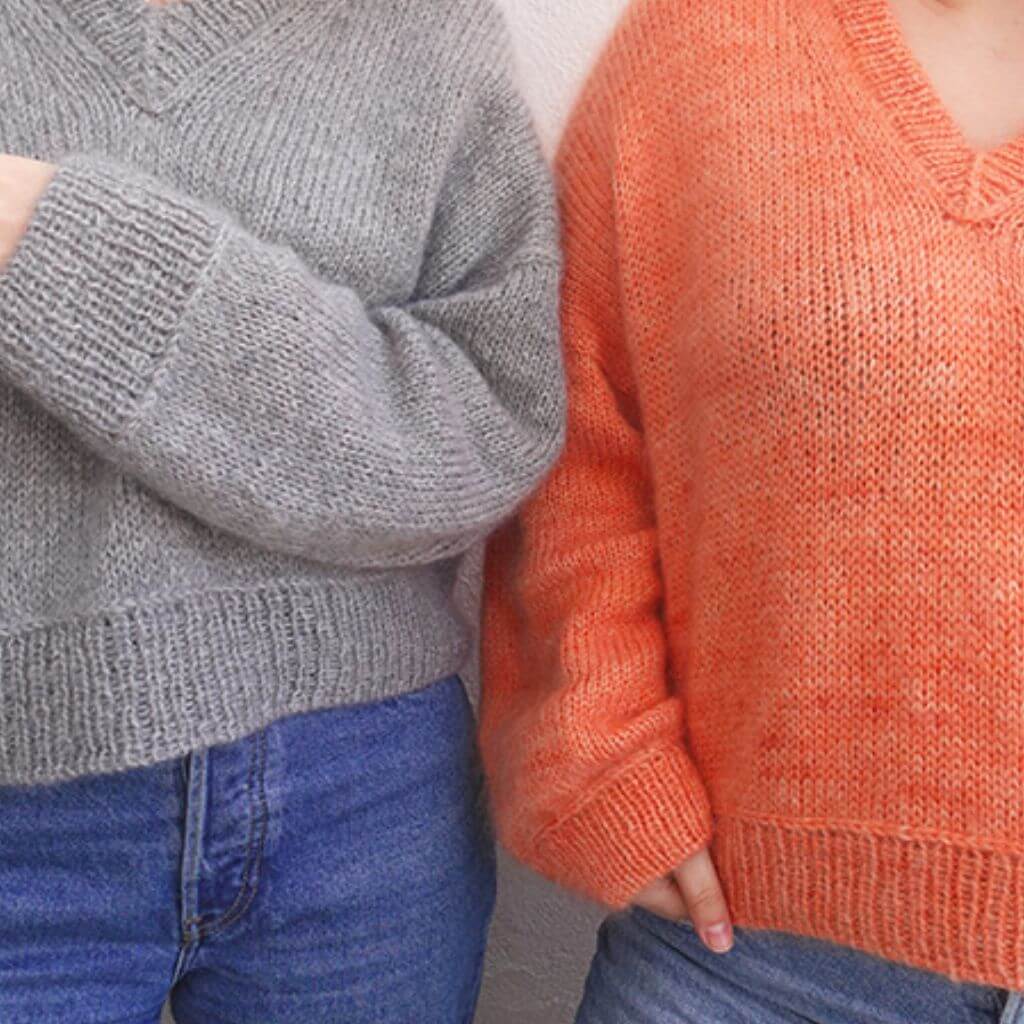 wemadewardrobe Maja Sweater V-Neck Strickanleitung - wemadewardrobe (PDF) Lieblingsgarn