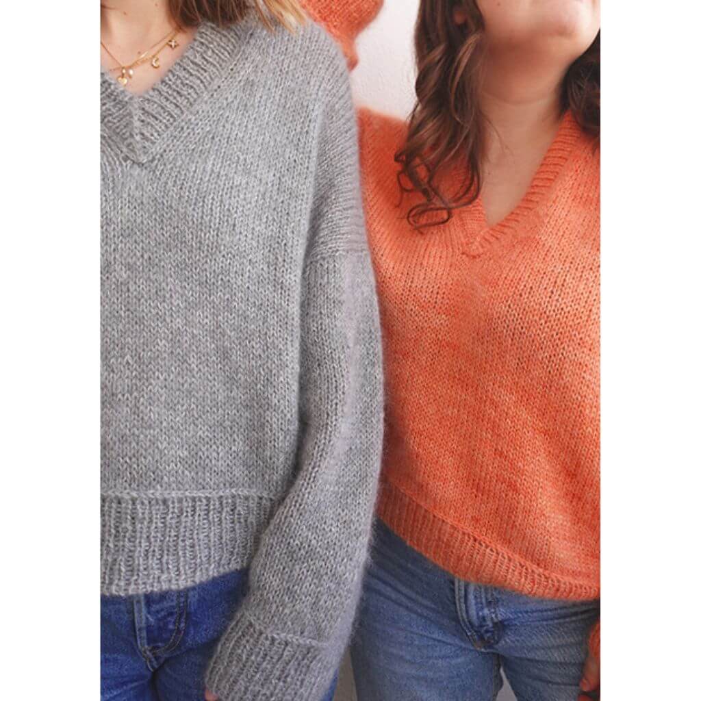 wemadewardrobe Maja Sweater V-Neck Strickanleitung - wemadewardrobe (PDF) Lieblingsgarn