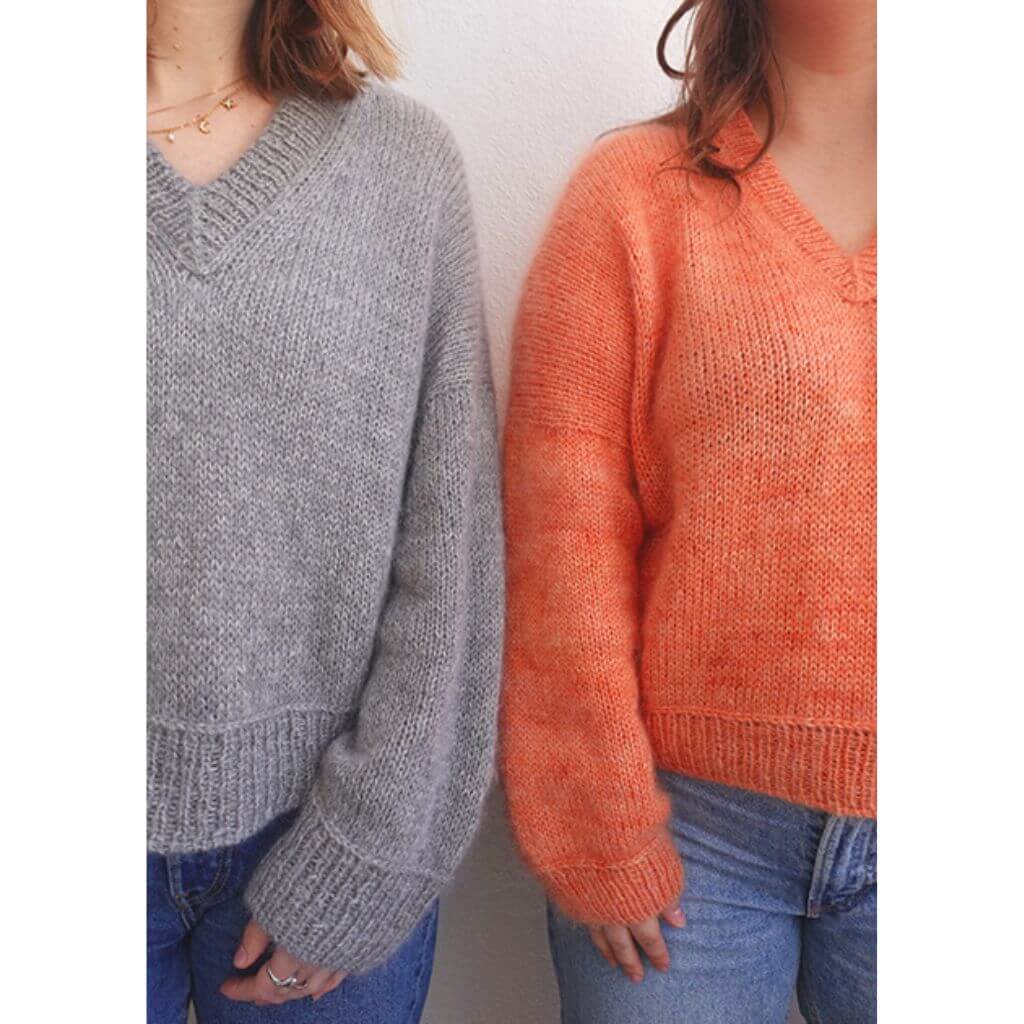 wemadewardrobe Maja Sweater V-Neck Strickanleitung - wemadewardrobe (PDF) Lieblingsgarn