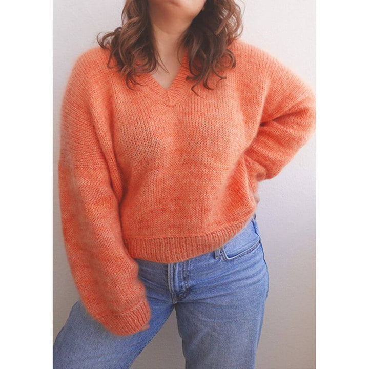 wemadewardrobe Maja Sweater V-Neck Strickanleitung - wemadewardrobe (PDF) Lieblingsgarn