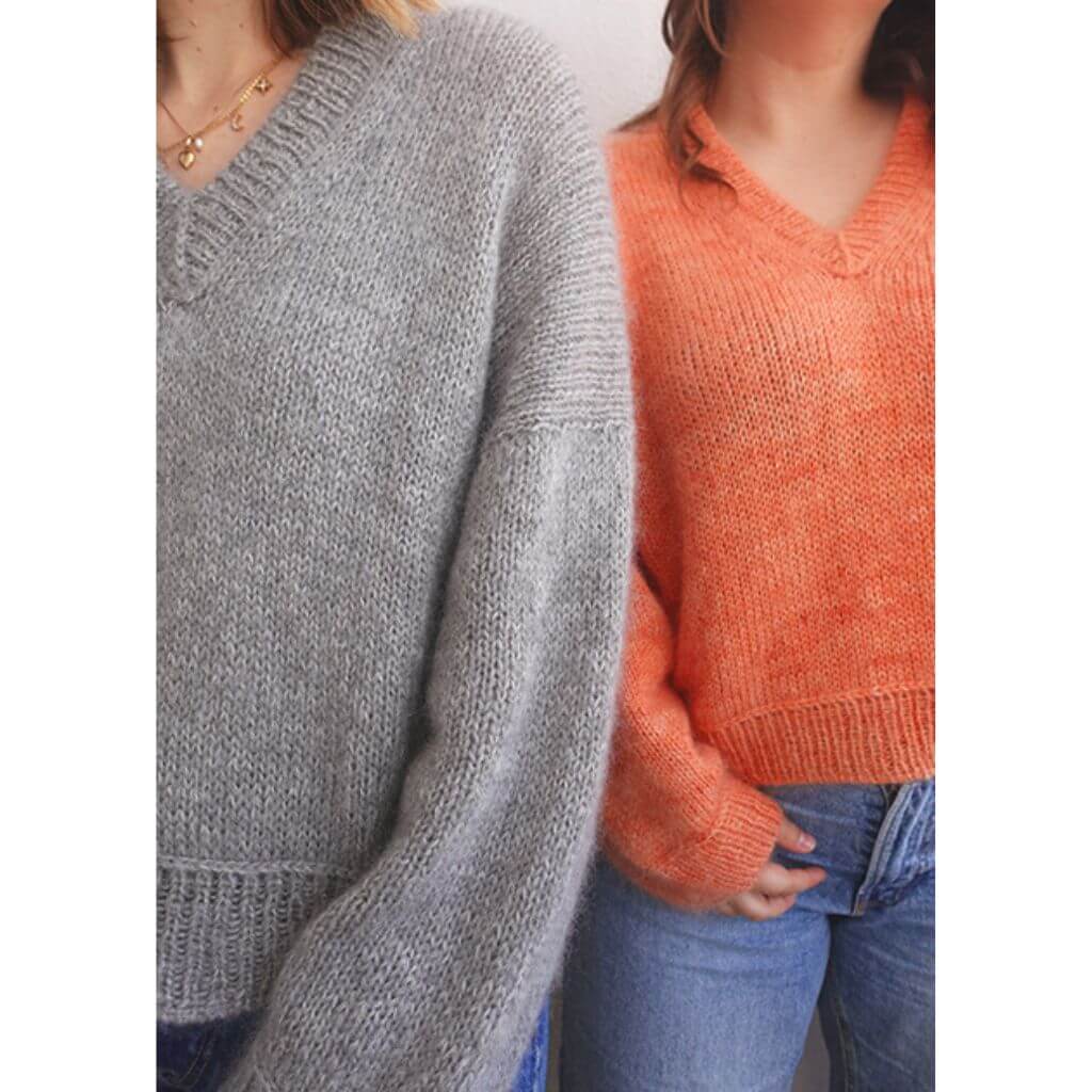 wemadewardrobe Maja Sweater V-Neck Strickanleitung - wemadewardrobe (PDF) Lieblingsgarn