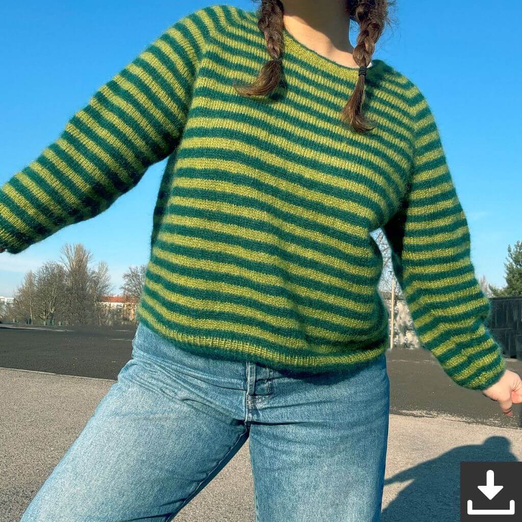 wemadewardrobe Bluse Mollie Blouse Strickanleitung - wemadewardrobe (PDF) Lieblingsgarn