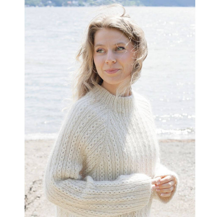 Drops Damen Pullover Winter Pearl Sweater Strickanleitung - Drops (PDF) Lieblingsgarn