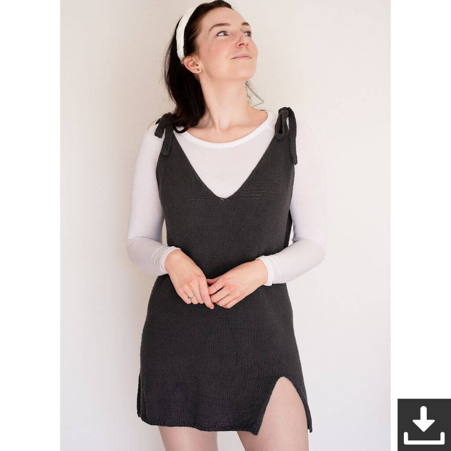 Wisteria Knitting Pattern Bowline Kleid Strickanleitung - Wisteria Knitting (PDF) Lieblingsgarn