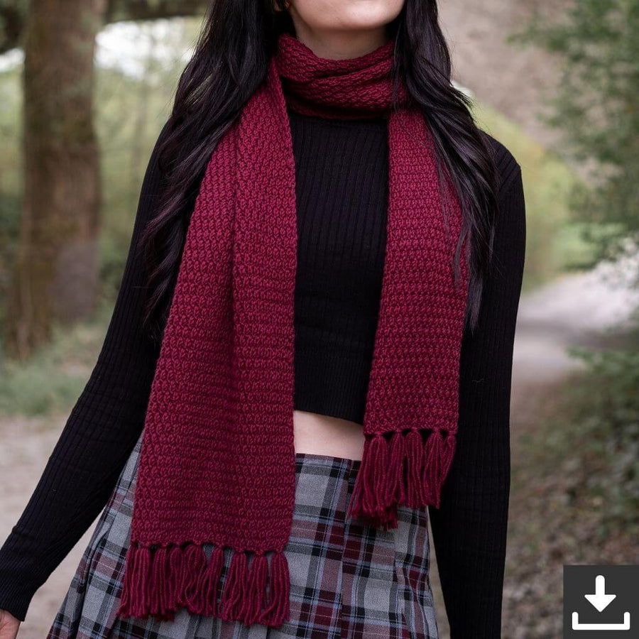 Wisteria Knitting Pattern Falling Leaves Schal Strickanleitung - Wisteria Knitting (PDF) Lieblingsgarn