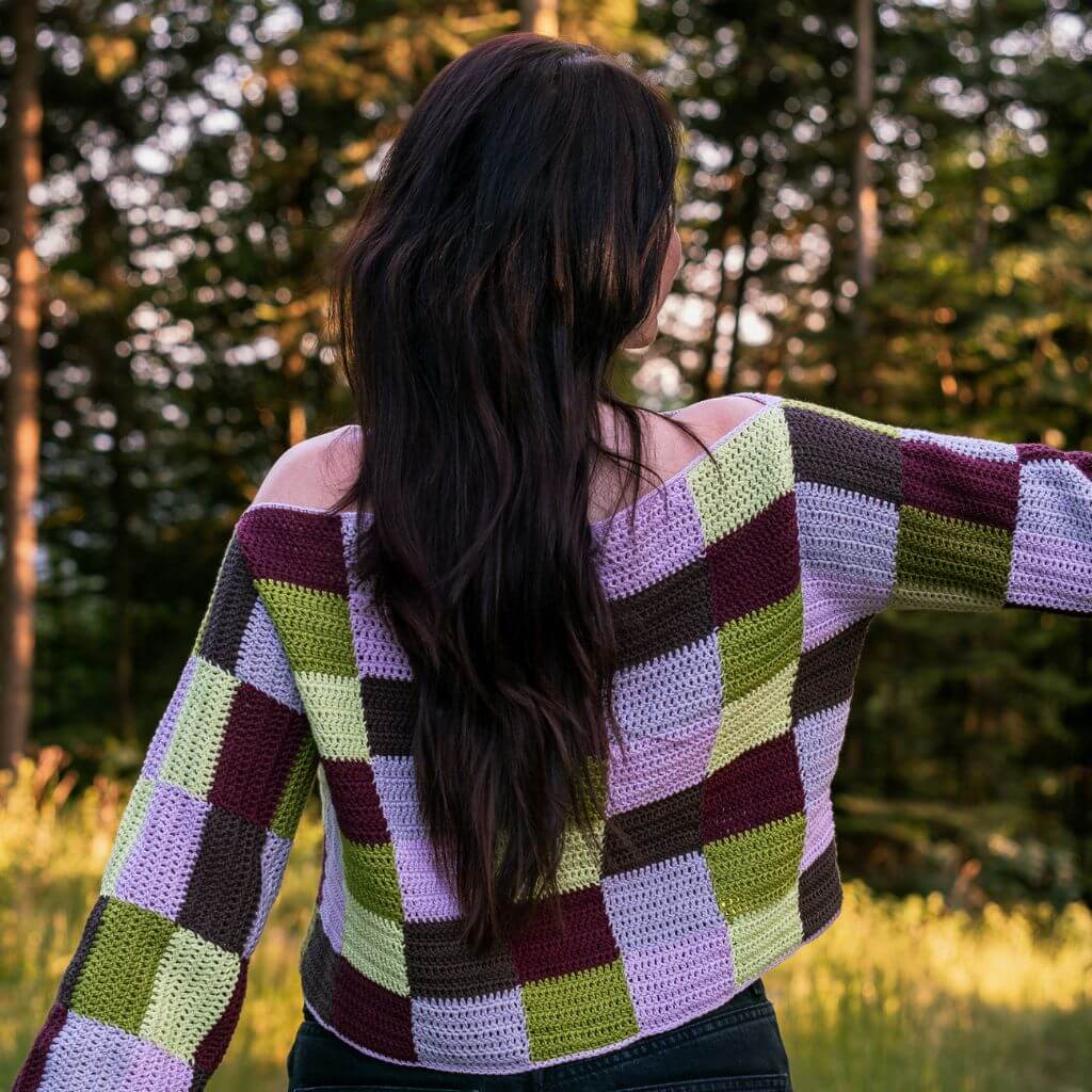 Wisteria Knitting Pullover Free Flow Sweater Häkelanleitung - Wisteria Knitting (PDF) Lieblingsgarn