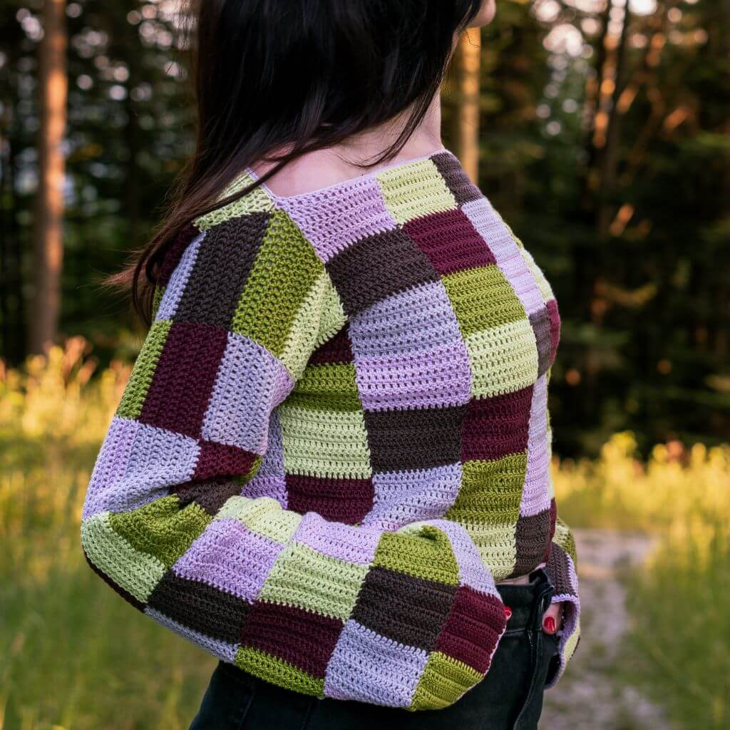 Wisteria Knitting Pullover Free Flow Sweater Häkelanleitung - Wisteria Knitting (PDF) Lieblingsgarn