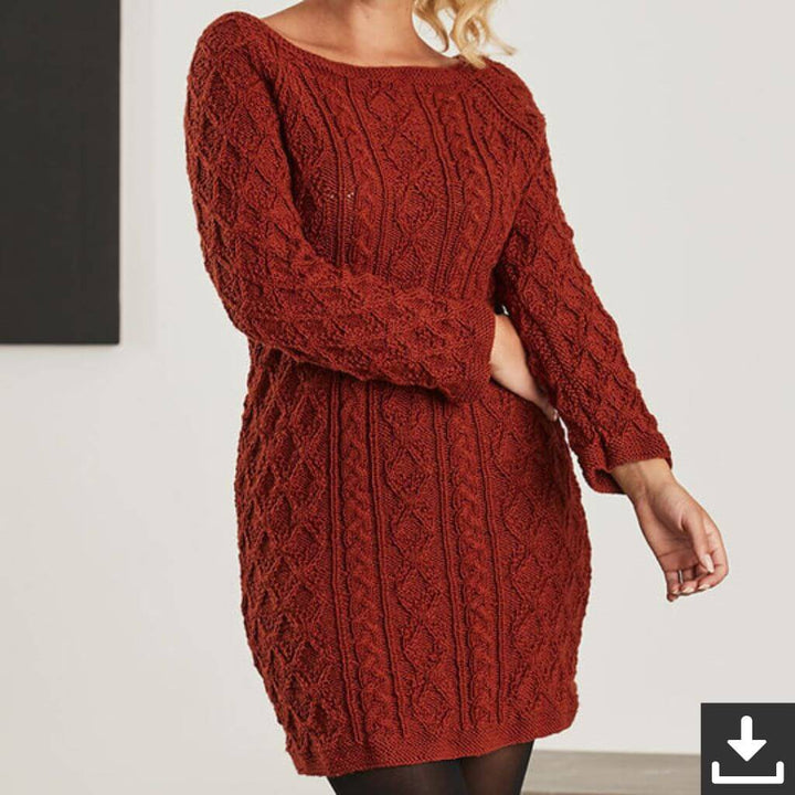 Woolly Hugs Strickkleid Eriesee Strickanleitung - Woolly Hugs (PDF) Lieblingsgarn