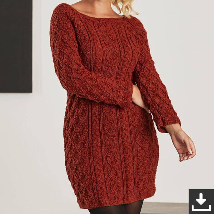 Woolly Hugs Strickkleid Eriesee Strickanleitung - Woolly Hugs (PDF) Lieblingsgarn