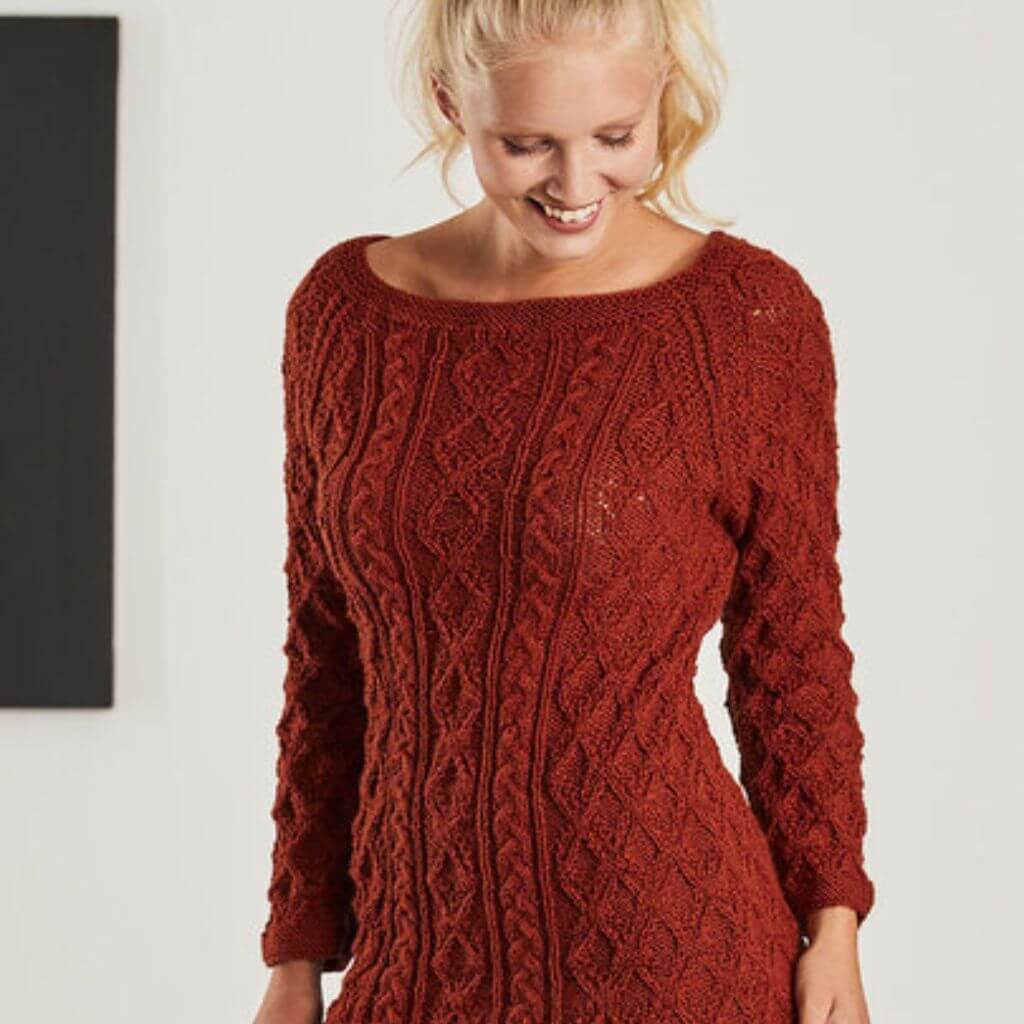 Woolly Hugs Strickkleid Eriesee Strickanleitung - Woolly Hugs (PDF) Lieblingsgarn