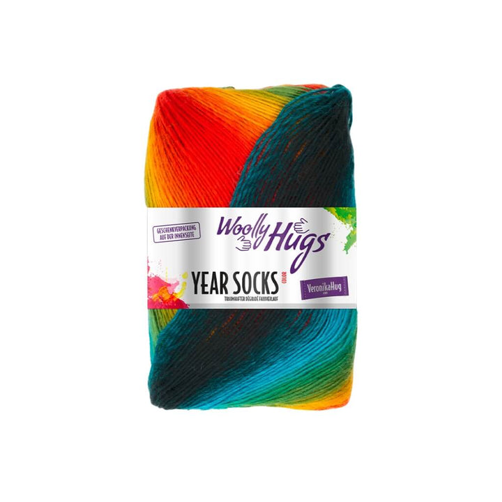 Woolly Hugs 17 - Regenbogen Woolly Hugs Year Socks Lieblingsgarn