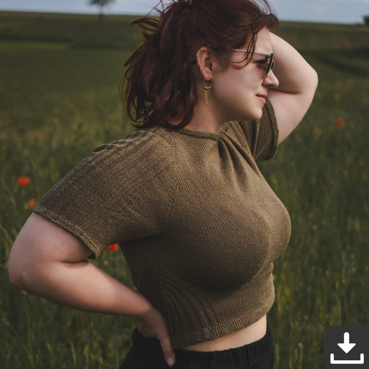 Yarn Me Up Fjord Tee Shirt Strickanleitung - Yarn Me Up (PDF) Lieblingsgarn