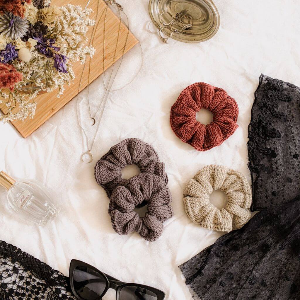 Yarn Me Up Zopfgummi Matilda Scrunchie Strickanleitung - Yarn Me Up (PDF) Lieblingsgarn