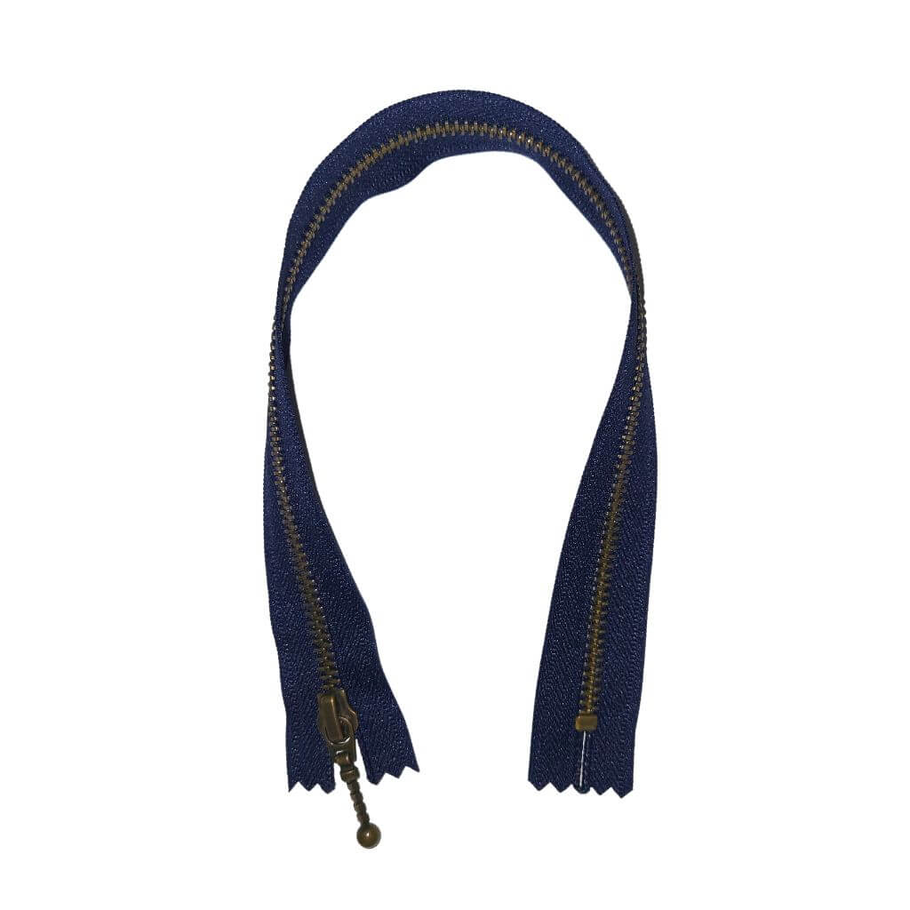 YKK 058 Marine / 36 cm YKK Reißverschluss nicht teilbar 36 cm Lieblingsgarn