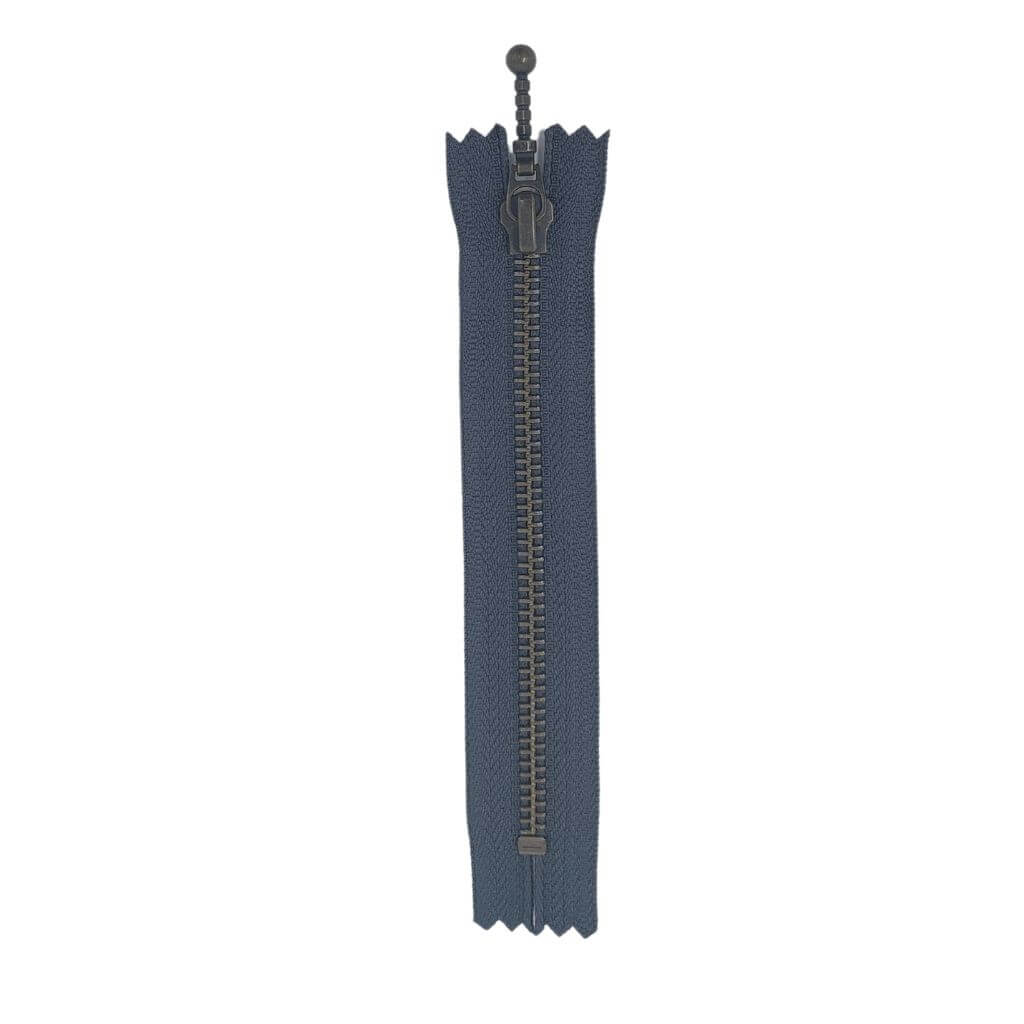 YKK 182 Schiefergrau / 24 cm YKK Reißverschluss nicht teilbar 24 cm Lieblingsgarn
