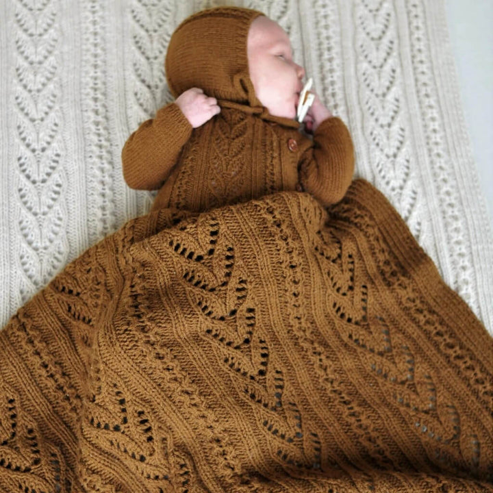 Yndestrikk Pattern Lochmuster Babydecke Strickanleitung - Yndestrikk (PDF) Lieblingsgarn
