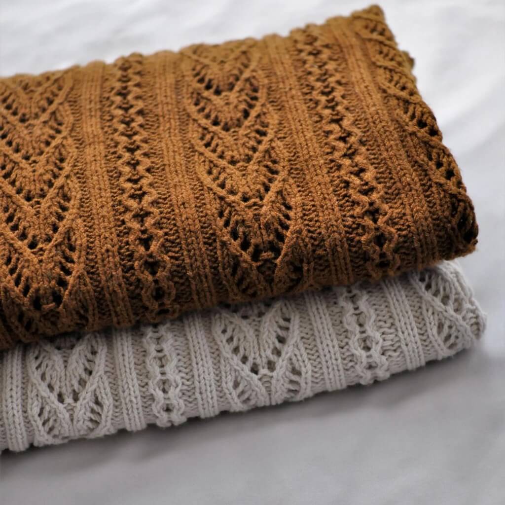 Yndestrikk Pattern Lochmuster Babydecke Strickanleitung - Yndestrikk (PDF) Lieblingsgarn