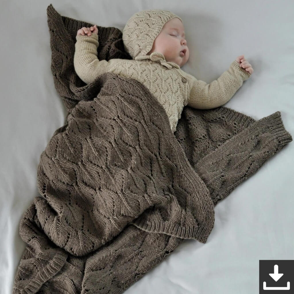 Yndestrikk Pattern Babydecke Lille Spire Strickanleitung - Yndestrikk (PDF) Lieblingsgarn