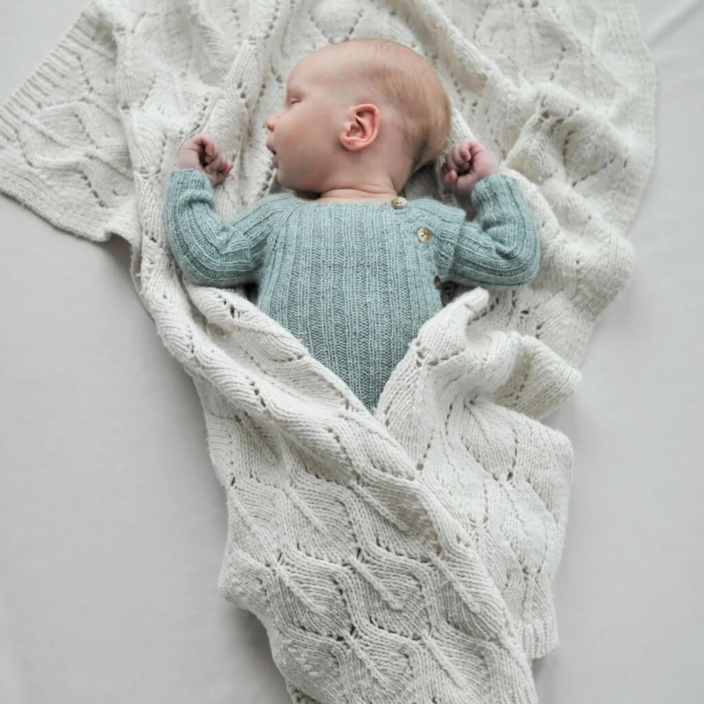 Yndestrikk Pattern Babydecke Lille Spire Strickanleitung - Yndestrikk (PDF) Lieblingsgarn