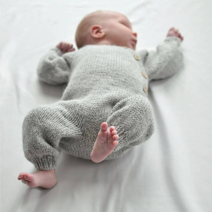 Yndestrikk Pattern Langer Babystrampler Strickanleitung - Yndestrikk (PDF) Lieblingsgarn