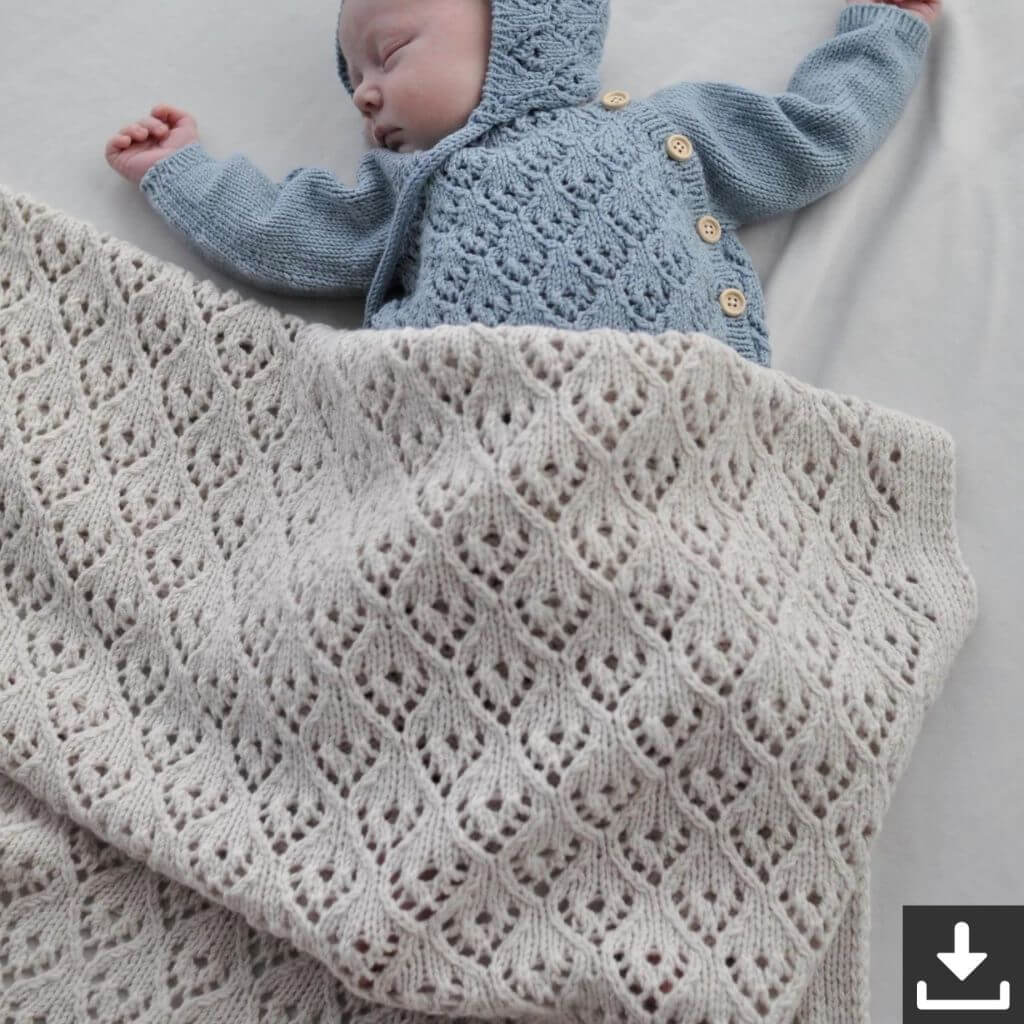 Yndestrikk Pattern Babydecke Yndig Strickanleitung - Yndestrikk (PDF) Lieblingsgarn