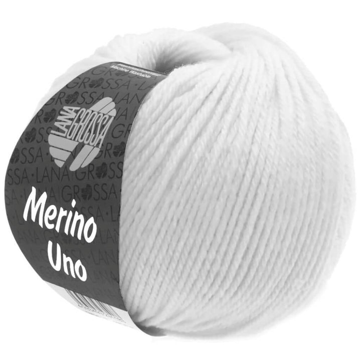 Lana Grossa Merino Uno 50 g 1 - Weiß Lieblingsgarn