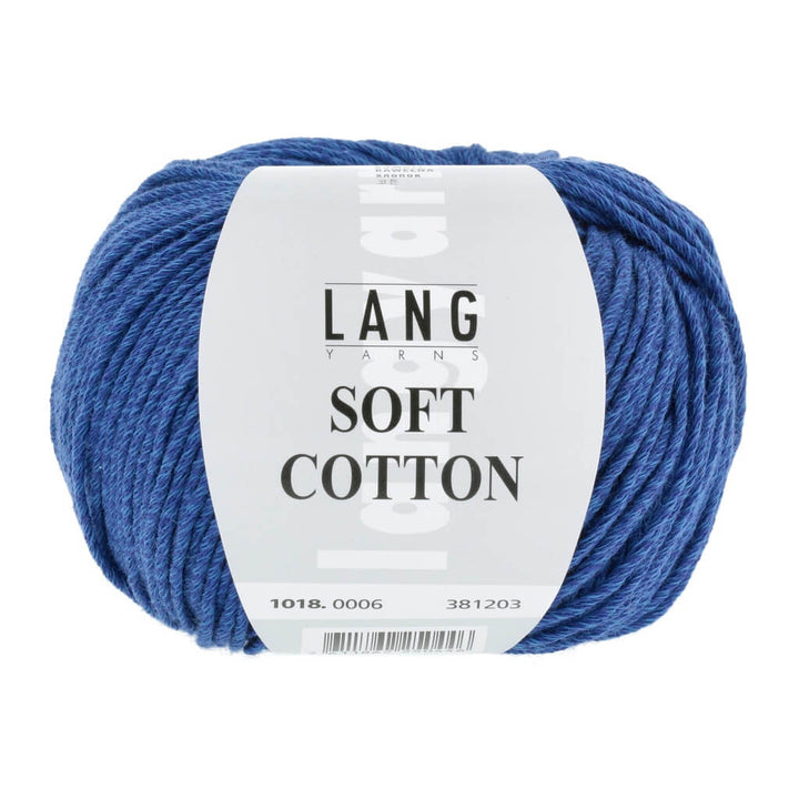 Lang Yarns Soft Cotton 1018.0006 - Blau Lieblingsgarn