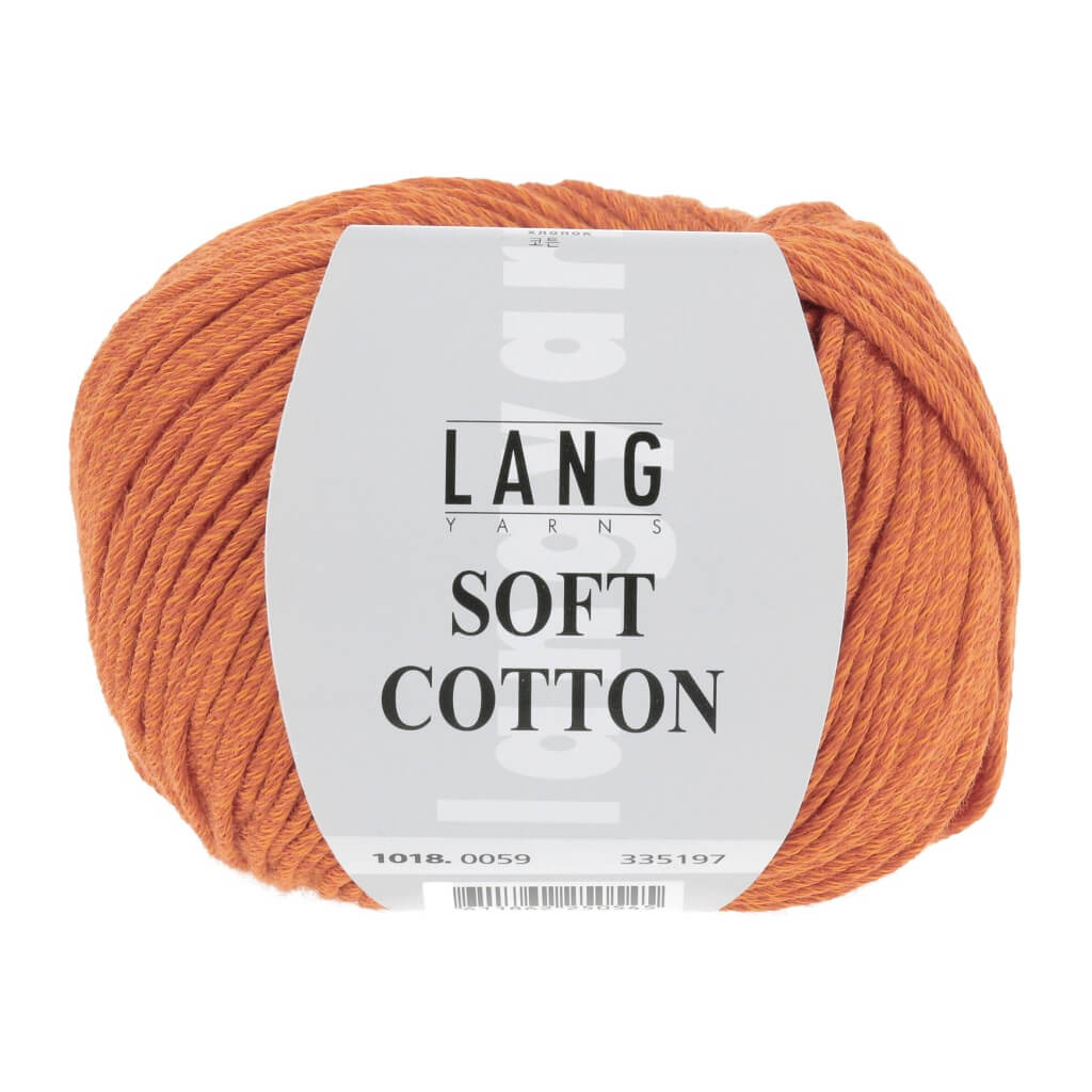 Lang Yarns Soft Cotton 1018.0059 - Orange Lieblingsgarn