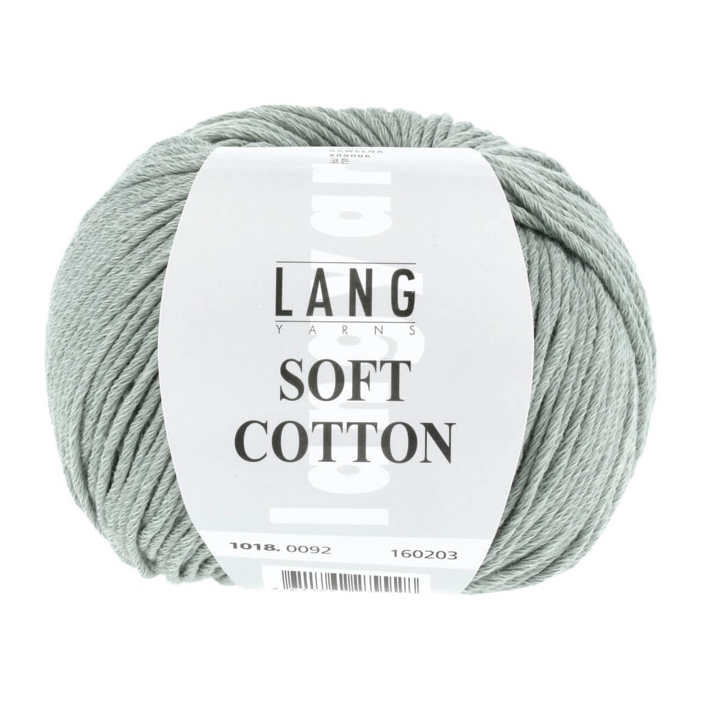 Lang Yarns Soft Cotton 1018.0092 - Salbei Lieblingsgarn