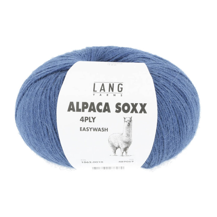 Lang Yarns Alpaca Soxx 4-fach - 100g 1062.0010 - Blau Lieblingsgarn