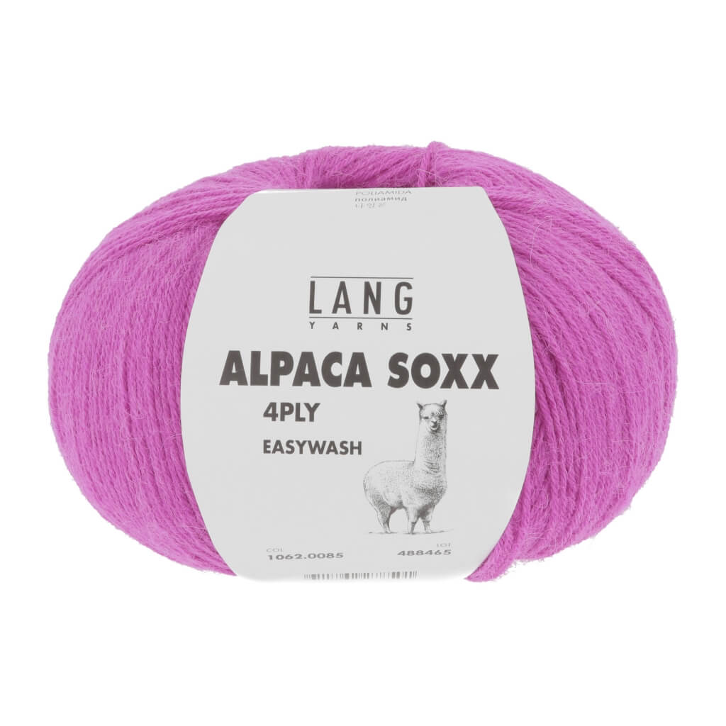 Lang Yarns Alpaca Soxx 4-fach - 100g 1062.0085 - Pink Lieblingsgarn