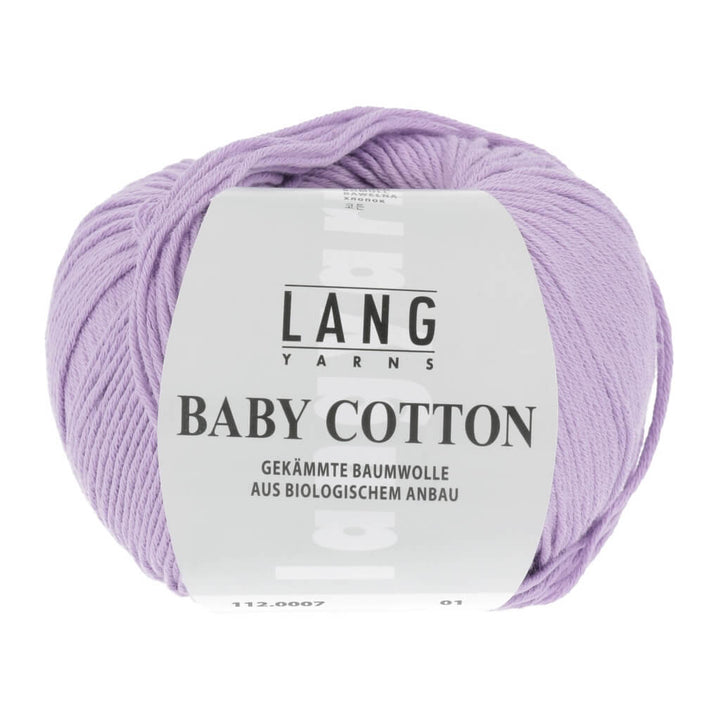 Lang Yarns Baby Cotton 50g 112.0007 - Lila Lieblingsgarn
