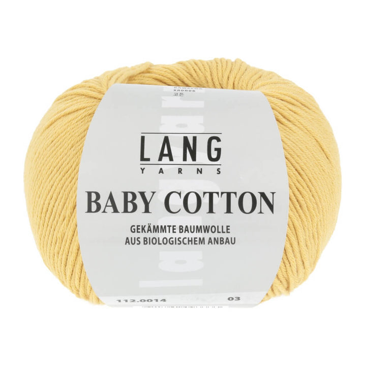 Lang Yarns Baby Cotton 50g 112.0014 - Gelb Lieblingsgarn