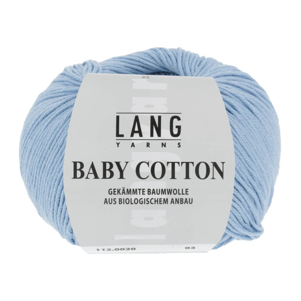 Lang Yarns Baby Cotton 50g 112.0020 - Hellblau Lieblingsgarn